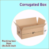 3 Ply Brown Corrugated Packaging Boxes Size: 9X3X3 Length 9 inch Width 3 inch Height 3 inch Shipping Courier Box
