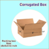 3 Ply Brown Corrugated Carton Box Size: 8X5X3.5 Length 8 Inch Width 5 Inch Height 3.5 Inch Shipping Box Courier Box