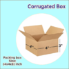 3 ply Brown Corrugated Carton Box Size 4X4X3 inches Length 4 inch Width 4 inch Height 3 inch Shipping Box Courier Box