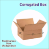 3 Ply Brown Corrugated Box Packing box Size: 7x4x2 Length 7 inch Width 4 inch Height 2 inch 3Ply Corrugated packing box