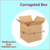 3 Ply Brown Corrugated Box Packing Box Size: 5x5x5 Length 5 Inch Width 5 Inch Height 5 Inch 3Ply Corrugated Packing Box