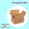 3 ply Brown Corrugated Moving Box Size 6X4X4 inches Length 6 inch Width 4 inch Height 4 inch Shipping Box Courier Box