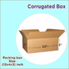 3 Ply Brown Corrugated Box Packing box Size: 12x4x3 Length 12 inch Width 4 inch Height 3 inch Shipping box Courier Box