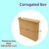 3-Ply Corrugated Frame Box 12x2x12 inches | 30.48×5.08×30.48 cm