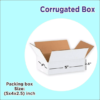 3 Ply White Corrugated Box Size: 5x4x2.5 Length 5 inch Width 4 inch Height 2.5 inch 3Ply custom cardboard packing boxes